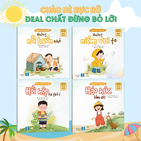 [Download Sách] Set 4 Cuốn Cảm Xúc Của Con (2 Cuốn Thơ - 2 Cuốn Truyện Kể) - Sách Đọc To Cho Bé 0-3-4-5-6 Tuổi