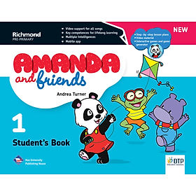 New Amanda & Friends Student's Book Level 1 with Sticker & Pop out