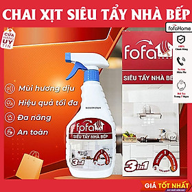 Tẩy Dầu Mỡ Tẩy Nhà Bếp FOFA HOME Làm Sạch Máy Hút Mùi Mặt Bếp Tường Gạch Ốp Chậu Rửa Bát An Toàn 3in1