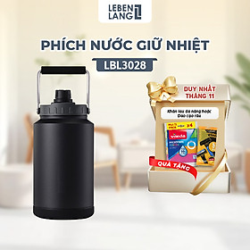 Bình giữ nhiệt Lebenlang LBL3028, phích giữ nhiệt dung tích lớn 3800ml, inox 304 - hàng chính hãng