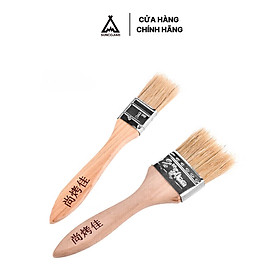 Combo 2 cây chổi quét dầu cán gỗ Suncojia nhỏ gọn, tiện lợi dùng cho nhà bếp