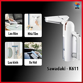 Mua Máy lau kính Sawadaki K611 lau bề mặt phẳng kính  đá  làm sạch vật dụng bàn ăn  cửa sổ  phòng tắm  xe hơi thiết kế 3 in 1  hàng chính hãng