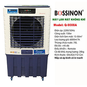 Mua Quạt làm mát không khí  quạt điều hòa  quạt hơi nước Bossinon Q-9000A - Hàng Chính Hãng