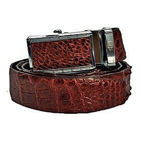 Thắt lưng nam da cá sấu Huy Hoàng gai lưng 3,5P màu đen, nâu đỏ, vàng bò, nâu đất HT4207-08-09-44