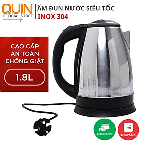 Mua Ấm Siêu Tốc INOX Cao Cấp 1 8L An Toàn Chống Giật