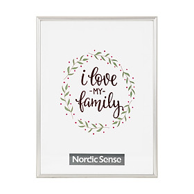 Khung ảnh JYSK Nordicsense nhựa PVC màu bạc