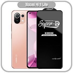 Mua Kính cường lực Super D cho Xiaomi Mi 11 Lite 4G - 5G - NE Full viền Đen MIETUBL