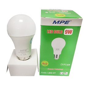  COMBO 6 Bóng đèn LED Bulb 9W MPE - LBD-9T HÀNG CHÍNH HÃNG