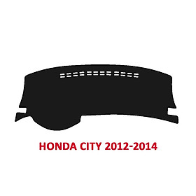 Thảm Taplo dành cho xe Honda City 2012 đến 2020 chất liệu Nhung, da Carbon, da vân gỗ