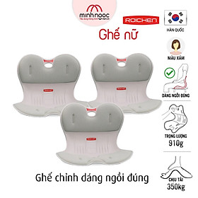 Ghế chỉnh dáng ngồi đúng - Roichen Hàn Quốc (Made in Korea). Dùng cho Nam, Nữ, Trẻ em. Hàng chính hãng