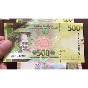 Tờ tiền cổ Guinea 500 Francs, quốc gia châu phi xa xôi