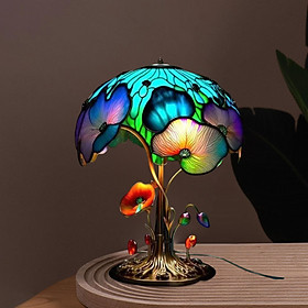 Table Lamp Stained  Lamp for Housewarming Decor Gift Indoor