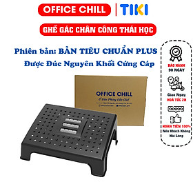 Hình ảnh Review Ghế Gác Chân Công Thái Học Ergonomic Footrest, Ghế Kê Chân Ghế Gác Chân Văn Phòng