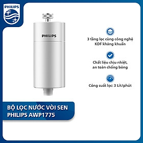 Bộ lọc nước vòi sen Philips AWP1775 - Hàng Chính Hãng