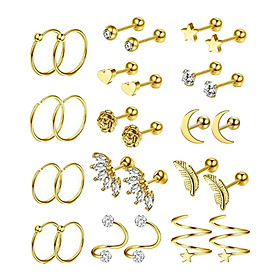 Earrings Set Dangle Earrings Geometric Fashion for Birthday Gift Women Girls
