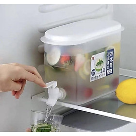 Mua (SIÊU HOT) Bình nước 3.5l có vòi  bình nước có vòi để tủ lạnh tiện dụng cao cấp