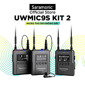 Mua Bộ Micro Thu Âm Không Dây Saramonic UwMic9S Kit2 - Xử Lý Âm Thanh Phát Sóng Chuyên Nghiệp - Quay Video/ Phỏng Vấn - Hàng Chính Hãng