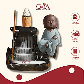 Mua Đế xông trầm thác khói xông trầm tạo khói chảy ngược chú tiểu