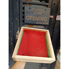 1 tổ bồ câu, cu gáy gỗ nguyên khối size to (25*25*8) dùng nuôi bồ câu, cu gáy, gà, vịt