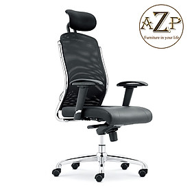 Ghế Giám Đốc, Ghế Văn Phòng Khung Thép 100% AZP FURNITURE Ergonomic AZP-9104 Phân Khúc Cao Cấp - Best Choice Hỗ trợ Lưng