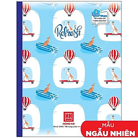 Vở 4 Ly Ngang 96 Trang 100gsm Class Refesh - Hồng Hà 0445 (Mẫu Màu Giao Ngẫu Nhiên)