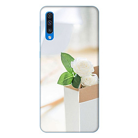 Ốp lưng dành cho điện thoại Samsung Galaxy A50 hình Chậu hoa Cúc Trắng - Hàng chính hãng