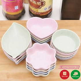 Mua Chén dĩa đựng gia vị bằng lúa mạch tiện dụng bền đẹp  an toàn cho sức khỏe Lizflower