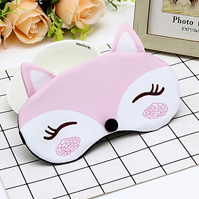 Mua Bịt mắt ngủ hồ ly có nước giải nhiệt dễ thương tặng kèm bịt tai ( giao màu ngẫu nhiên )
