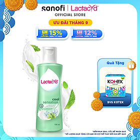 DDVS Phụ Nữ Lactacyd Cool Sensation 150ml Mát Lạnh & Sạch Thoáng Dài Lâu