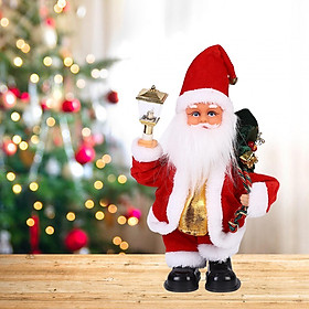 Christmas Santa Toys Dolls Xmas Santa Toys Christmas Table Decorations Singing and Dancing Chrismas Toy for Home Shelf Office
