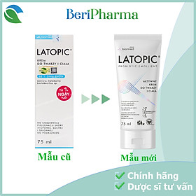 Latopic Kem Dưỡng Ẩm, Dịu Ngứa Da Dị Ứng Latopic Face And Body Cream 75ml