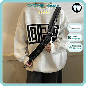 Áo Nỉ Nam TVSTORE Áo sweater Dệt Kim Chui Đầu Thời Trang Thu Đông Cho Nam Và Nữ