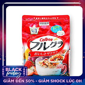 Ngũ cốc hoa quả Calbee Furugura Nhật Bản gói 800g