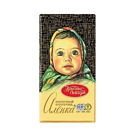 Chocolate sữa nhập khẩu Nga hiệu Alenka, 60gr