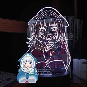 Mua Đèn Ngủ Virtual YouTuber Gawr Gura Type 02 AVYT0502 16 MÀU TÙY CHỈNH