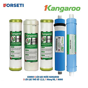 Mua Trọn bộ 5 lõi lọc nước Kangaroo Hàng chính hãng dùng cho máy lọc nước Kangaroo KG102AKV