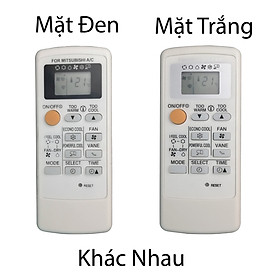 Điều Khiển Điều Hòa Mitsubishi Mặt Đen-Remote Mitsubishi Máy Lạnh 2 Chiều