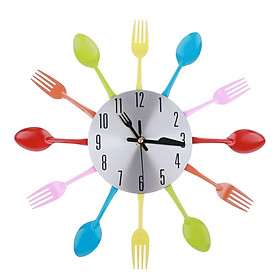 Hình ảnh Modern Style Kitchen Clock Wall Decor  Spoon Home Kitchen Decoration