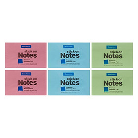 Nơi bán Lốc 6 Xấp Giấy Note Beautone (76.2 x 127 mm) - Màu Ngẫu Nhiên - Giá Từ -1đ