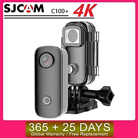 SJCAM C100+ C100 Plus Mini Thumb Action Camera 4K 30FPS H.265 NTK96675 WiFi 30M Waterproof Sports DV Camera Color: White