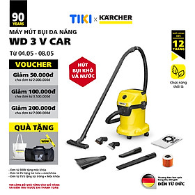 Mua Máy hút bụi đa năng khô và ướt  WD 3 V Car dành cho Karcher - Công suất 1000W - Dùng cho gia đình và ô tô - Hàng Chính Hãng