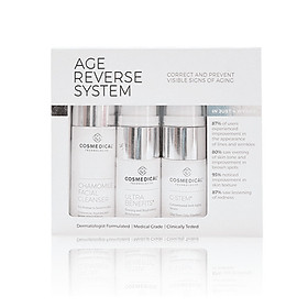 Bộ sản phẩm giúp điều chỉnh và ngăn ngừa các dấu hiệu lão hóa (mini kit) AGE REVERSE SYSTEM COSMEDICAL