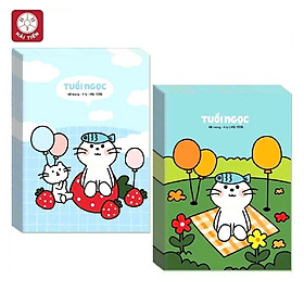 Lốc 10 quyển vở 4 ô ly Tuổi ngọc 48 trang Hải Tiến 1336 / Tập học sinh tiểu học Hải Tiến