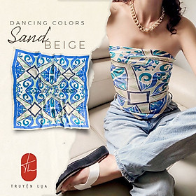 Khăn lụa Dancing Colors