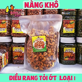 1 KG Hạt Điều Rang Tỏi Ớt Loại 1 | Nàng Khô