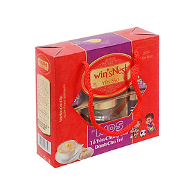 Lốc 6 lọ Yến sào win'sNest Kids (20%) Tổ yến chưng sẵn dành cho trẻ em (420ml/6 lọ)