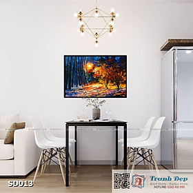 Mua Tranh canvas sơn dầu trường phái ấn tượng (palette knife) - SD013