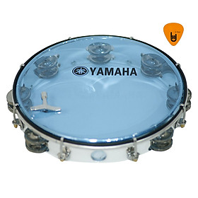 Hình ảnh Trống Lắc Tay - Lục Lạc Gõ Bo Tambourine Yamaha MT6-102B Xanh - Kèm Móng Gảy BWS