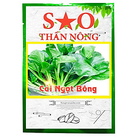 Hạt giống cải ngọt bông cao sản - Hạt giống rau Sao Thần Nông