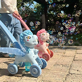Mua Xe đẩy ngựa thổi bong bóng